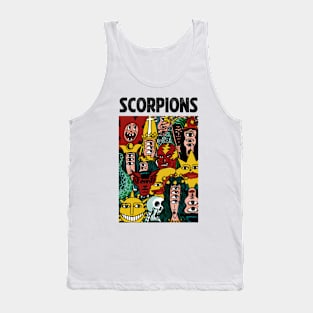 Monsters Party of Scorpions Tank Top